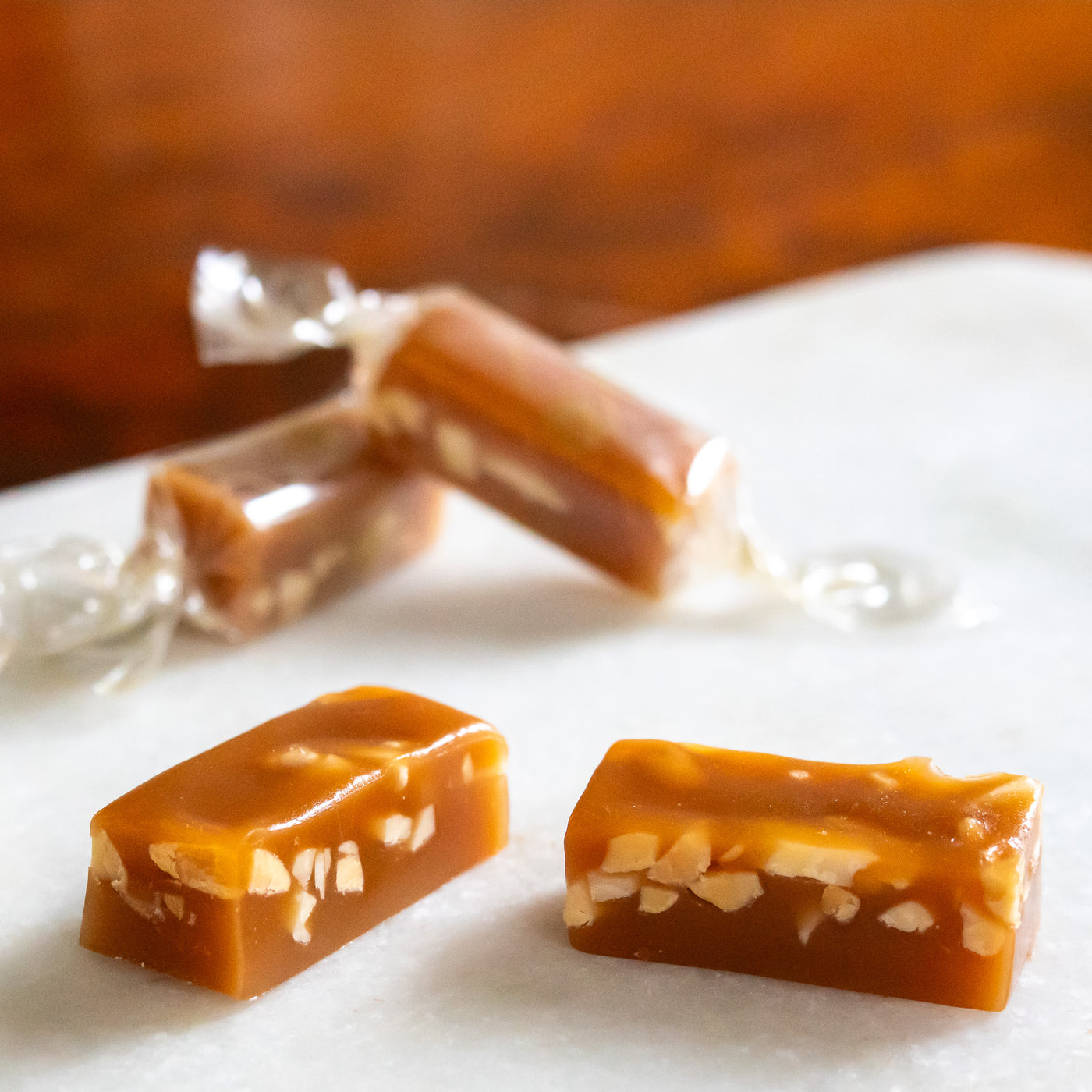 caramels in a DISPLAY 50 pieces