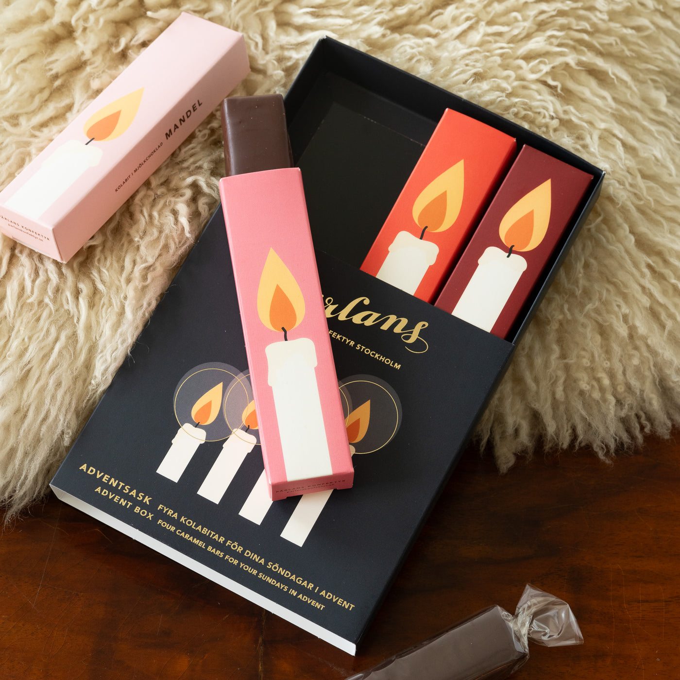 kolabit i choklad ADVENTSKALENDER 4 bitar