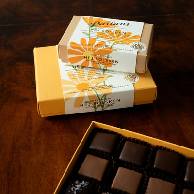 chocolate covered caramels HELLO SUNSHINE 6 pieces
