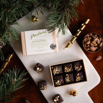 kola i choklad PISTAGENÖT 6 bitar