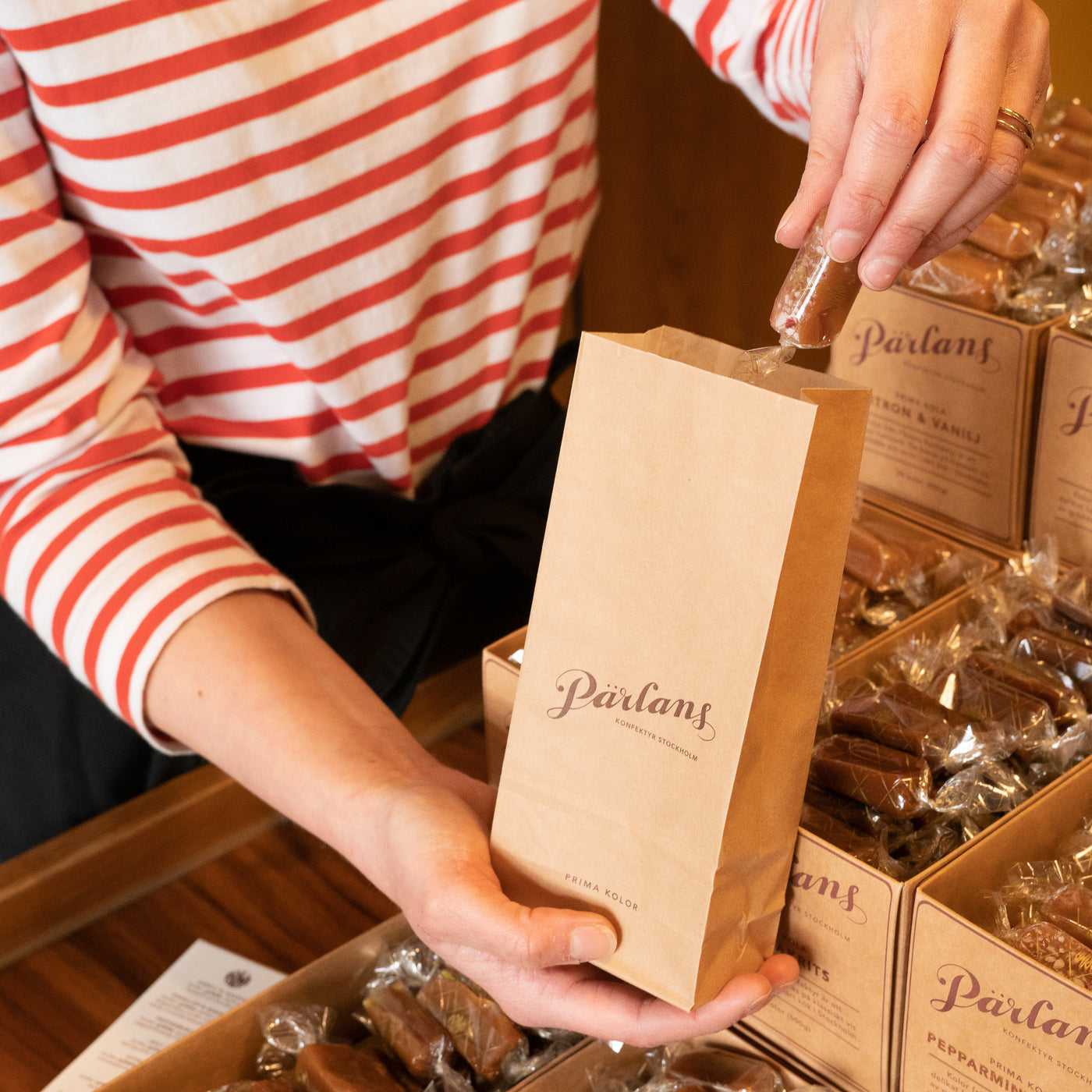 caramels FACTORY FINDS in bag