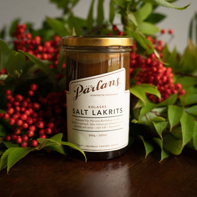 kolasås SALT LAKRITS glasburk