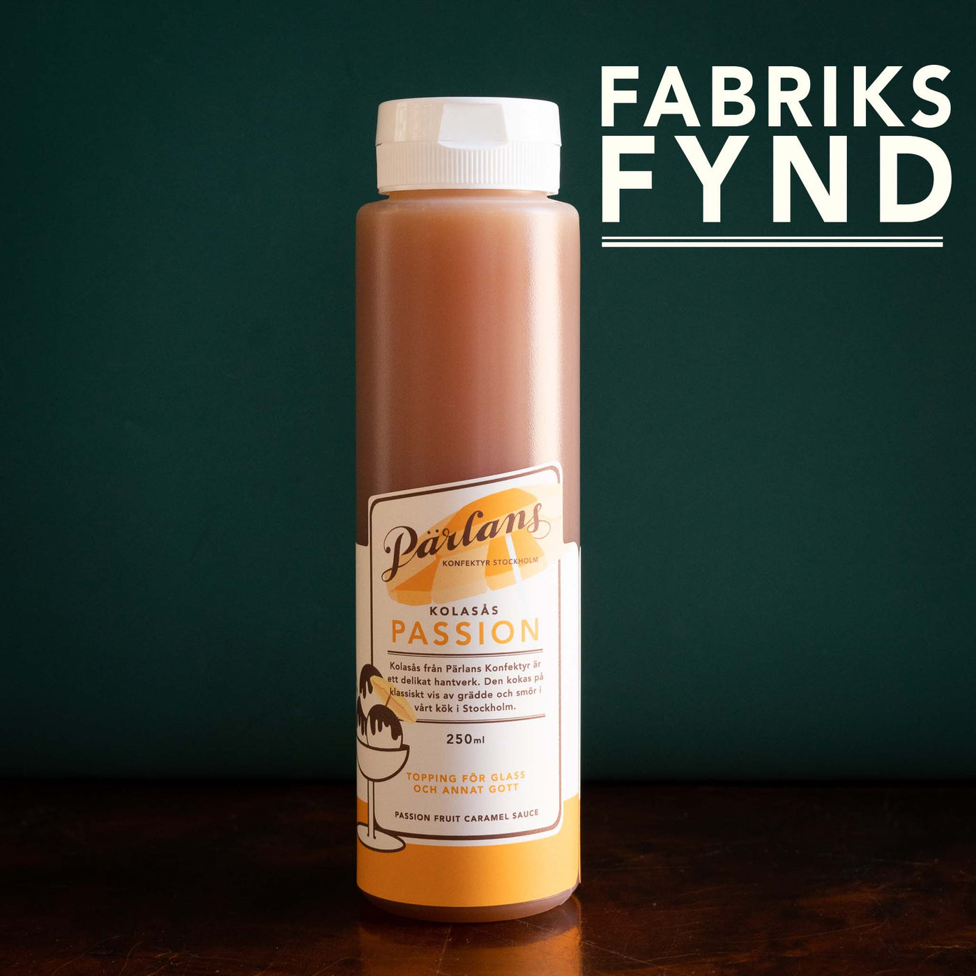 kolasås PASSION squeeze FABRIKSFYND